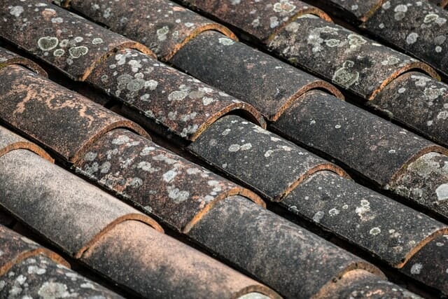 Old roof tiles