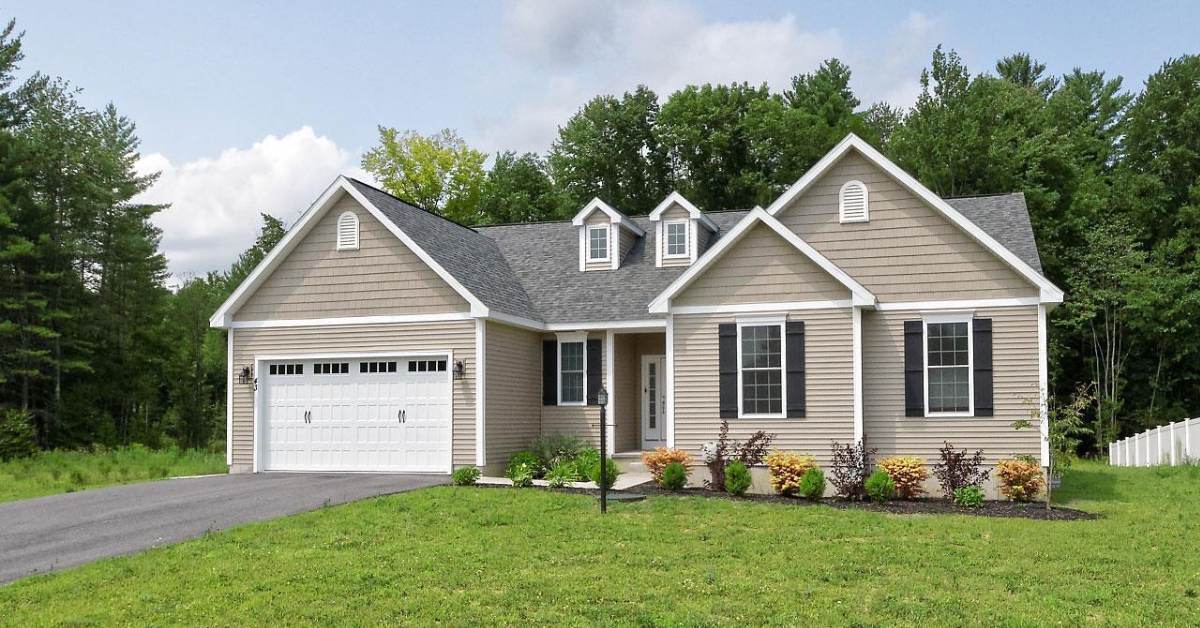 exterior of a house with a garage