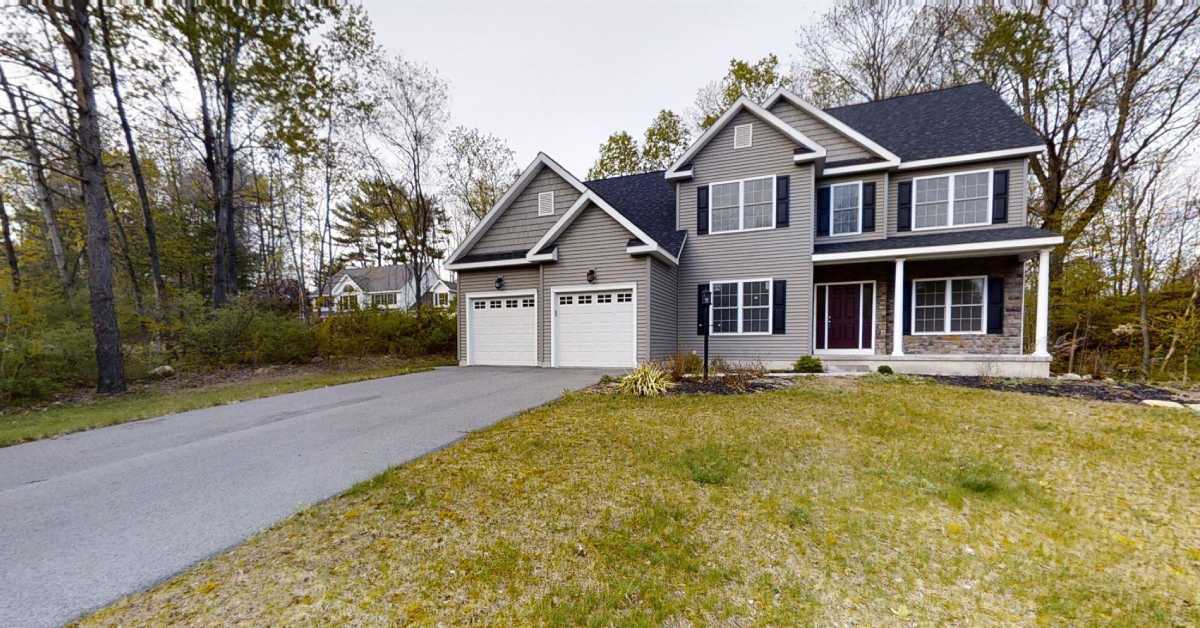 large house and driveway