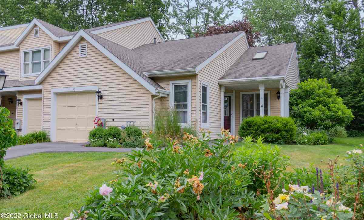front of a large house